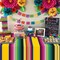 3 Pack Mexican Fiesta Plastic Tablecloths – Waterproof Serape Striped Disposable Table Covers (108 x 54 in) – Cinco de Mayo Taco Night, Birthday, Wedding & Carnival Party Decorations – Perfect for Mother's Day Card Making Displays